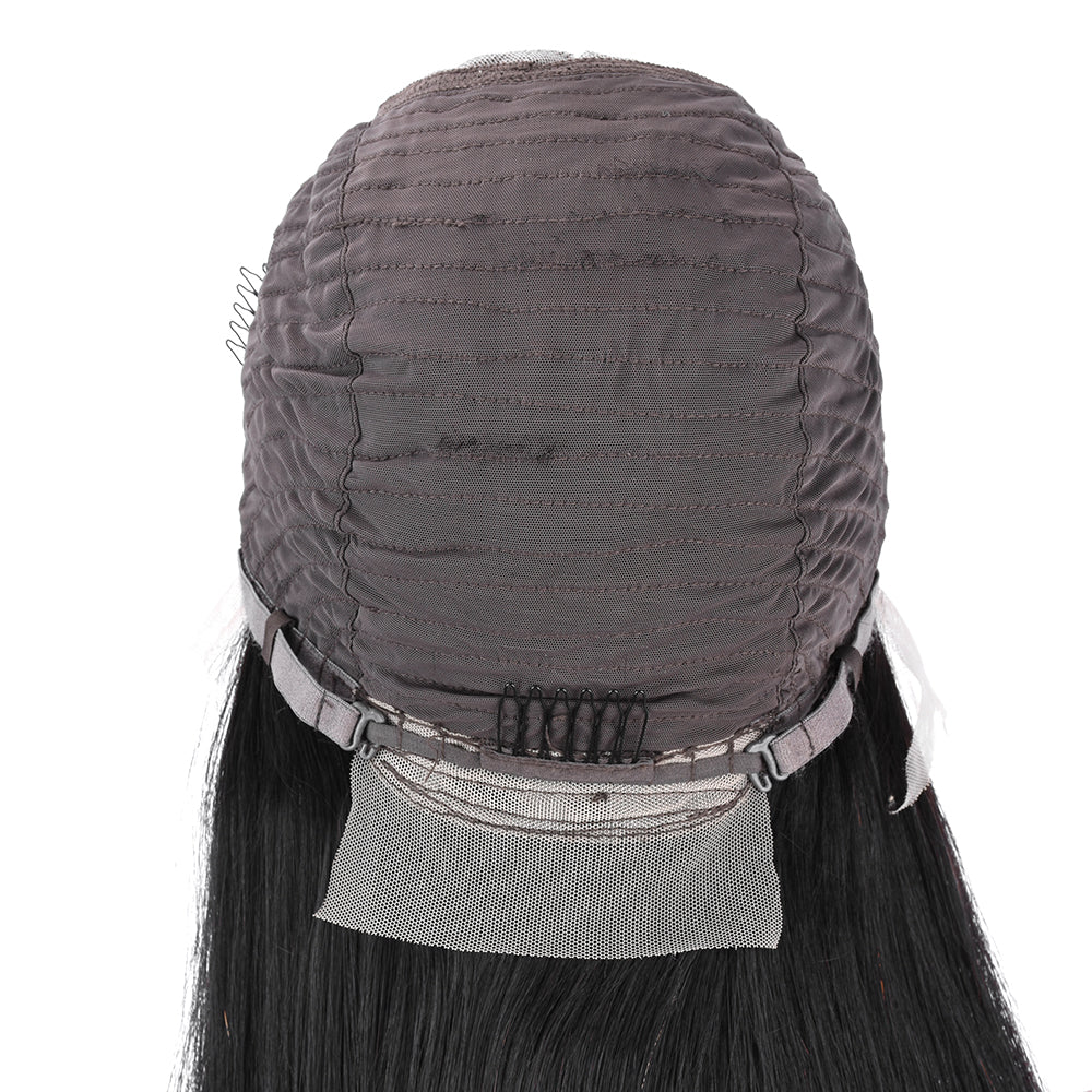 【Rachel】TK27: Beaudiva 13X4 Bone Straight Lace Front Human Hair Wigs Pre Plucked Baby Hair