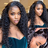 Beaudiva Lace Wigs Deep Wave Human Hair Wigs Closure Wig 5x5 Lace Wig For Women