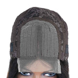 【Olivia】TK24 : Glueless 4X4X1 Lace Closure Ombre Color Bob Wig Human Hair Wig Straight Bob Short Wig T1B/27 Color