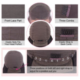 Beaudiva Lace Front Wig 13x4 Bone Straight Transparent Lace Wigs Human Hair Wigs Pre Plucked With Baby Hair