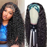Beaudiva Deep Wave Headband Wig Human Hair Wig 100% Virgin Remy Human Hair