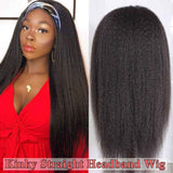 Beaudiva Beginner Friendly Kinky Straight Headband Wig Most Popular Real Human Hair Wig For Women