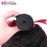 Beaudiva Kinky Straight 3 Bundles Deal Brazilian Virgin Human Hair