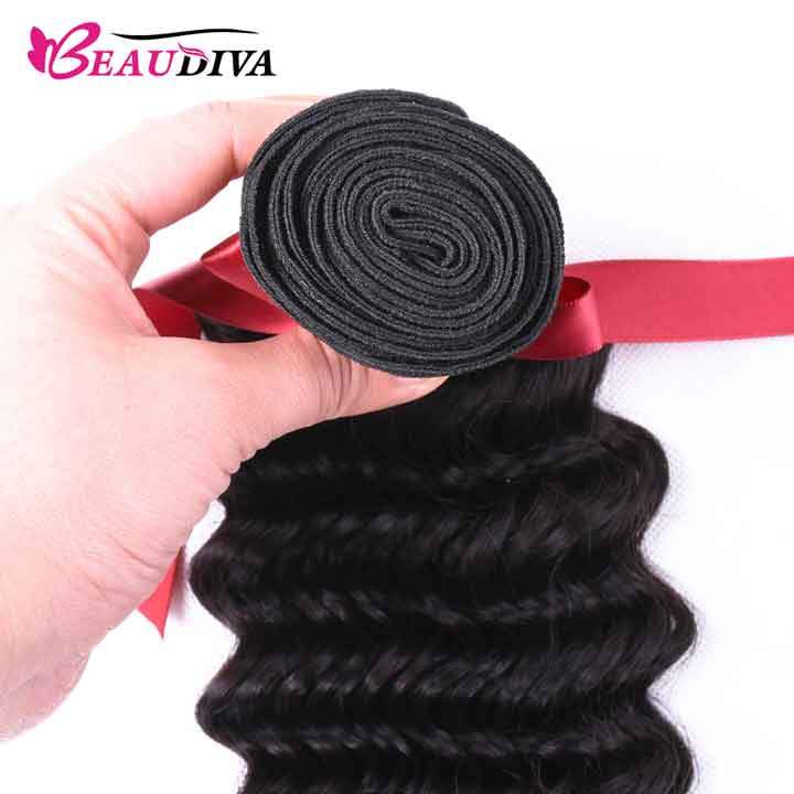 Beaudiva Deep Wave Bundles 3 Bundles Deal Human Hair Brazilian Hair