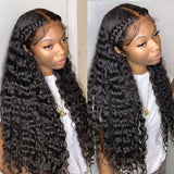 Beaudiva Lace Wigs Deep Wave Human Hair Wigs Closure Wig 5x5 Lace Wig For Women