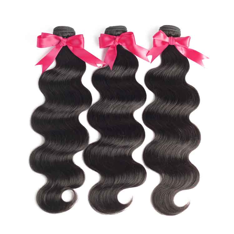 Beaudiva Body Wave 3 Bundles With 5x5 Lace Closure Unprocessed Human Hair Weaves