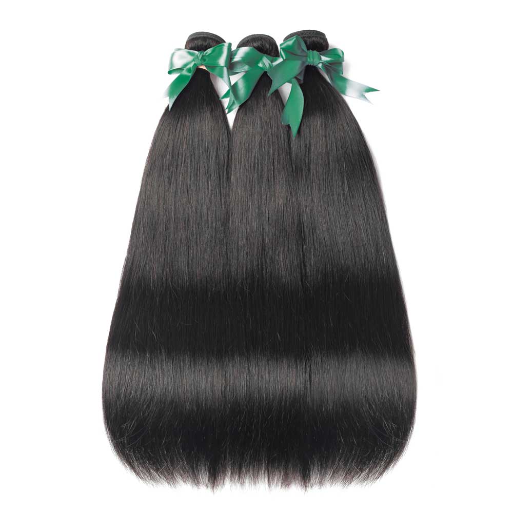 Beaudiva 13A Mink Hair Straight Bundles 3 Bundles With 4x4 Closure 100% Human Hair Bundles