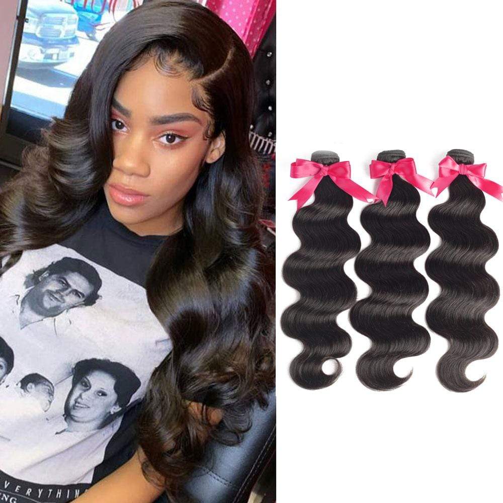 Beaudiva Body Wave Human Hair Weaves 4 Bundles Deal 100% Virgin Remy Human Hair