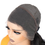 40 inches Long 13X4 HD Lace 200% Density Bone Straight Lace Frontal Wig Human Hair Wigs Long Lengths