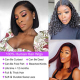 Beaudiva 4x1 T Part Lace Wigs Human Hair Bob Wig 100% Remy Human Hair