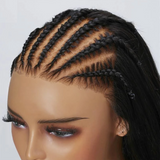 Bye Bye Knots Straight Human Hair Wigs 180% Density 13X4 Lace Front Silky Straight Human Hair Wigs