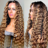 【Nana】TK15 : Beaudiva Highlight Deep Wave 5x5 Lace Closure Wig Human Hair Wig