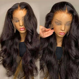 Beaudiva Dark Brown 2# 4x4 Lace Closure Wig Body Wave Human Hair Wig