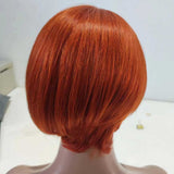 Tiktok Beaudiva Pixie Cut Wig Human Hair Pixie Wigs Lace Front Pixie Cut Wig Ginger Orange