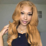 Tiktok Beaudiva 27# Body Wave 4X4 Lace Closure Wig Human Hair Wig Pre Plucked Baby Hair