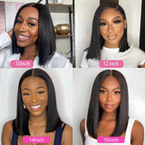 Beaudiva Straight Lace Front Bob Wig 13X4 Human Hair Frontal Wigs