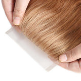 Beaudiva 27# Colored Hair 3 Bundles with Closure Straight Human Hair Bundles