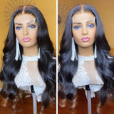 Beaudiva Body Wave Lace Closure Wig 100% Remy Human Hair Wigs 4x4 Lace Wig Pre-Plucked Baby Hair