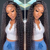Beaudiva Jerry Curly Lace Front Wigs Human Hair 13x4 HD Lace Wigs for Women 180% Density
