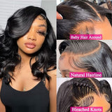 【Siri】Flash Deal TK60 : 16 inches 13X4 Body Wave Lace Frontal Wig Limited Promotion