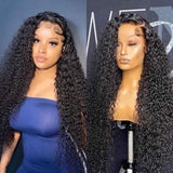 Beaudiva Jerry Curly Lace Front Wigs Human Hair 13x4 HD Lace Wigs for Women 180% Density