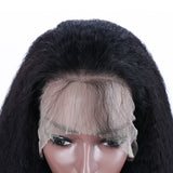 【Kiki】TK07 : BEAUDIVA Kinky Straight Wig 13*4 Lace Front Human Hair Wigs Pre Plucked Yaki Lace Wig