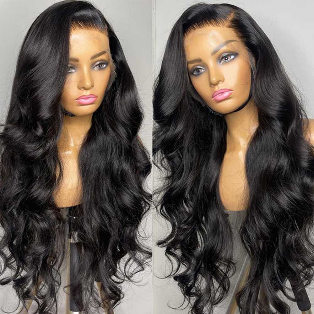 【Caroline】TK57 : HD Lace Frontal Wig Body Wave 13X4 Lace Font Human Hair Wigs