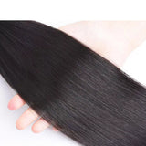 Beaudiva Bone Straight Jet Black 3 Bundles Deal Human Hair Weaves For Women