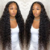 Beaudiva Deep Wave T Part Lace Front Wigs Transparent Lace Wigs Easy To Wear