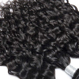Beaudiva 10A Water Wave Hair Bundles Human Hair Bundles With Lace Closure Human Hair Weaves