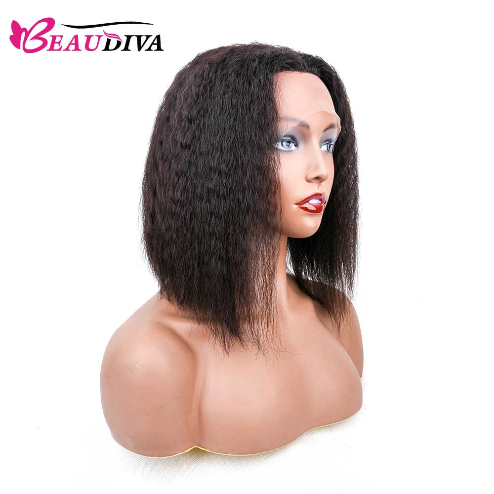 Beaudiva Straight Hair Wigs Short Bob Wig 100% Human Hair Wigs For Women