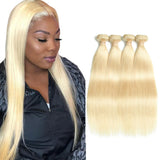 Beaudiva Straight 613 Blonde 4 Bundles Virgin Human Hair