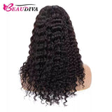 Beaudiva Human Hair Wigs 4x4 Lace Closure Wig Deep Wave Lace Wigs 100% Human Hair Wigs