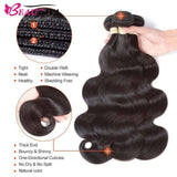 Beaudiva Body Wave Human Hair Weaves 4 Bundles Deal 100% Virgin Remy Human Hair