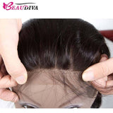 Beaudiva Trendy Body Wave 4 Bundles with Ear to Ear Frontal Virgin Human Hair Weaves