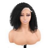 【Rossy】TK52 : BEAUDIVA C Part Short Curly Bob Wig Afro Kinky Curly 5X5 Lace Closure Wig