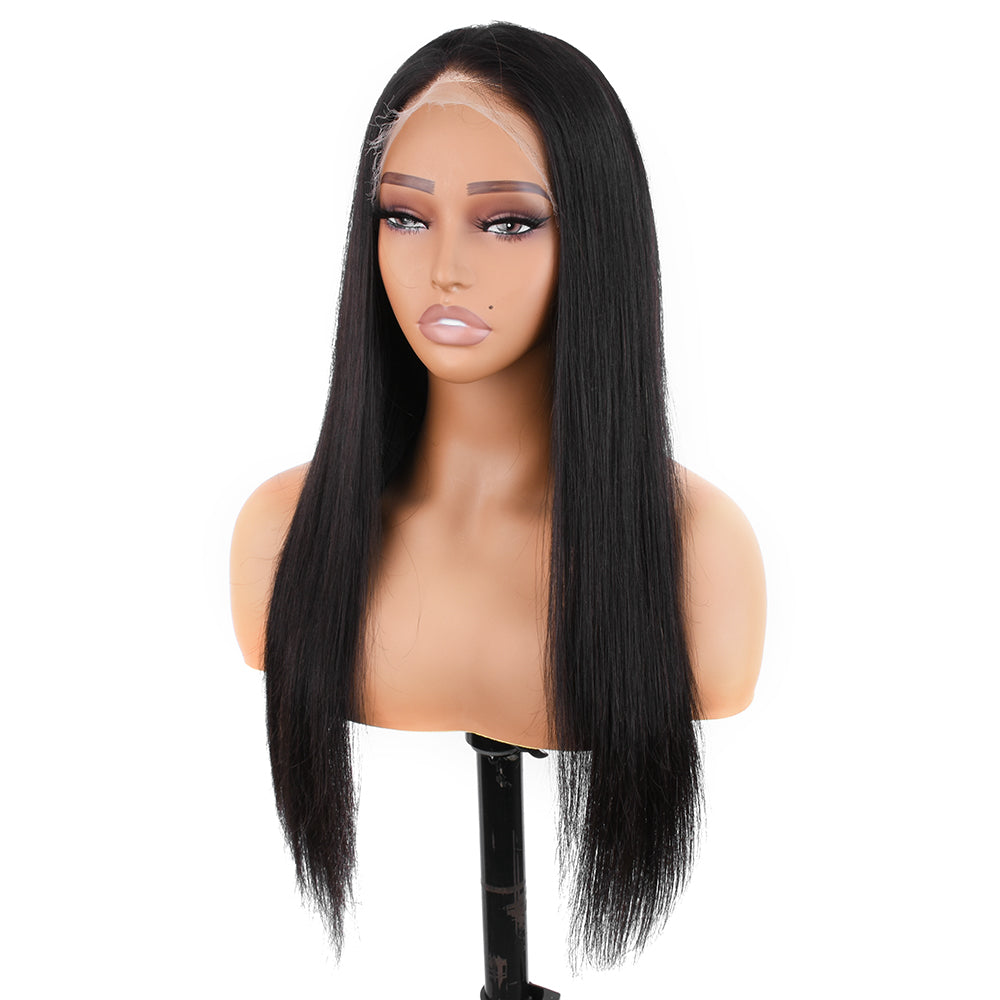【Kina】TK06 : Real HD Lace Frontal Wigs Bone Straight 13X4 Lace Front Human Hair Wigs Beaudiva