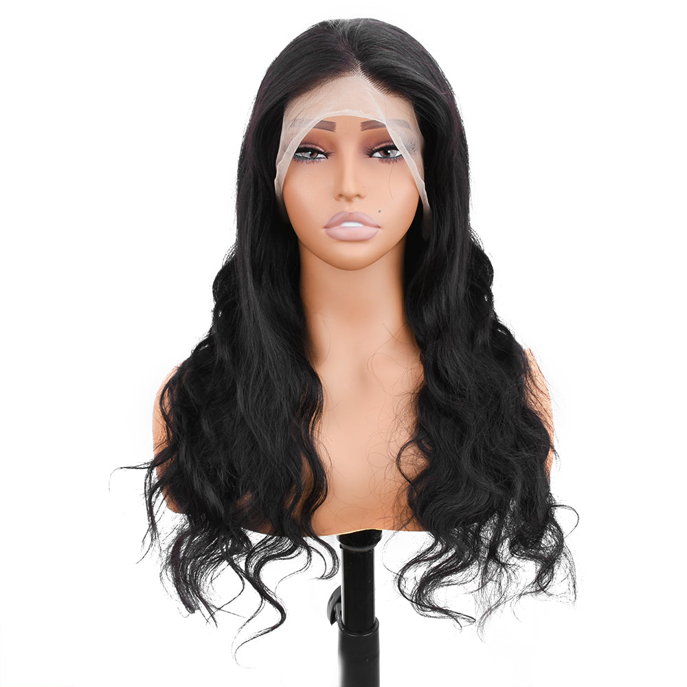【Claire】TK19 : Beaudiva Body Wave Lace Front Human Hair Wigs 13x4 Frontal Wig Transparent Wigs with Pre Plucked Baby Hair