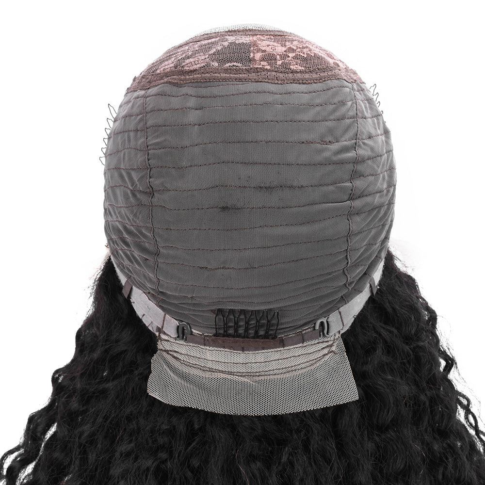 TK29 : Beaudiva 13x4 Kinky Curly Lace Frontal Human Hair Wigs Pre Plucked Baby Hair