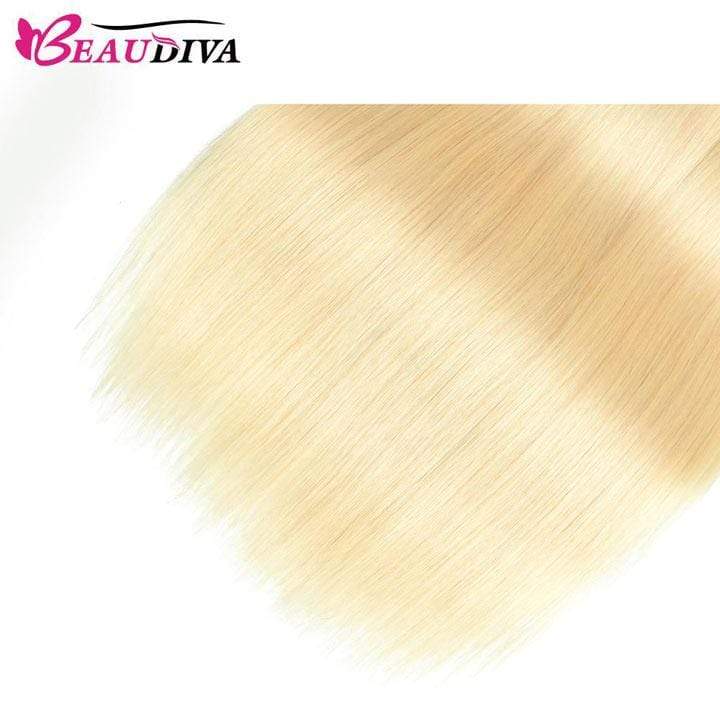 Beaudiva 3 Pcs/pack Straight 613 Blonde Bundles Virgin Brazilian Hair