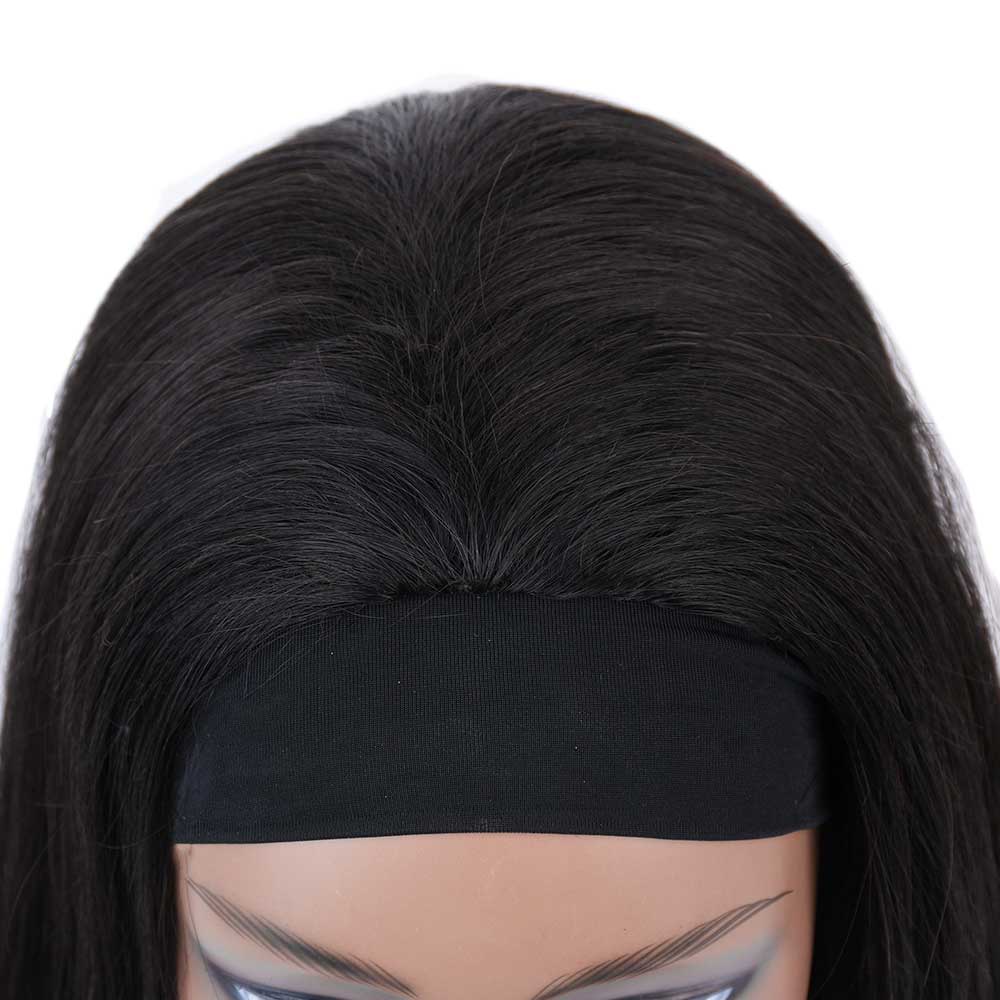 Beaudiva Silky Straight Headband Wig Human Hair Wigs For Women