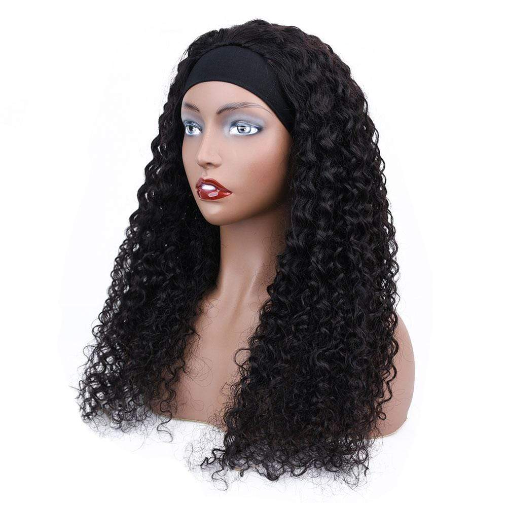 Beaudiva Super Affordable Kinky Curly Headband Wig Virgin Remy Human Hair