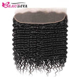 Beaudiva Deep Wave 3 Bundles With Lace Frontal 100% Virgin Remy Human Hair